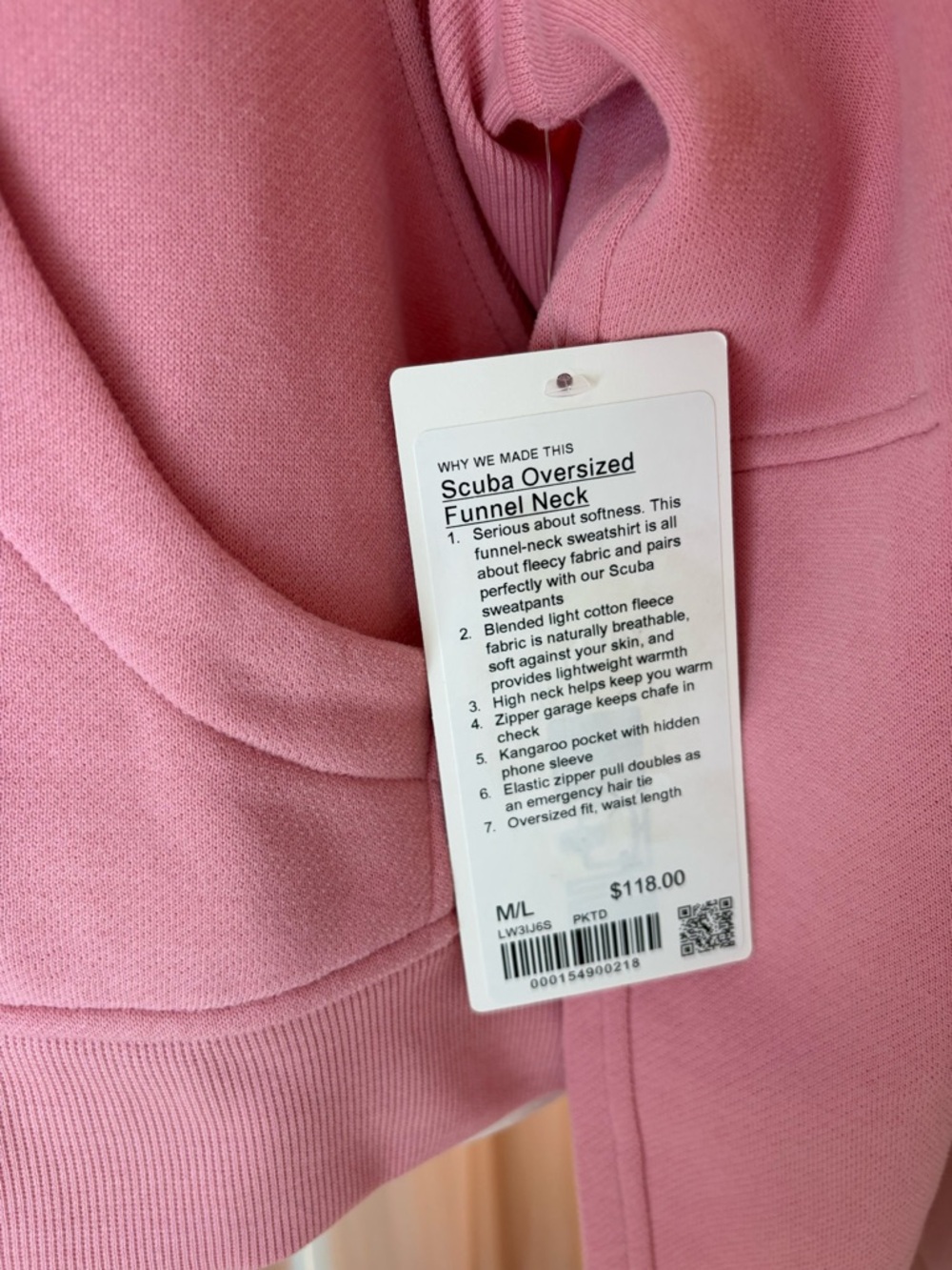 Lululemon Scuba Oversized Funnel Neck Half Zip - Picture 9 of 9